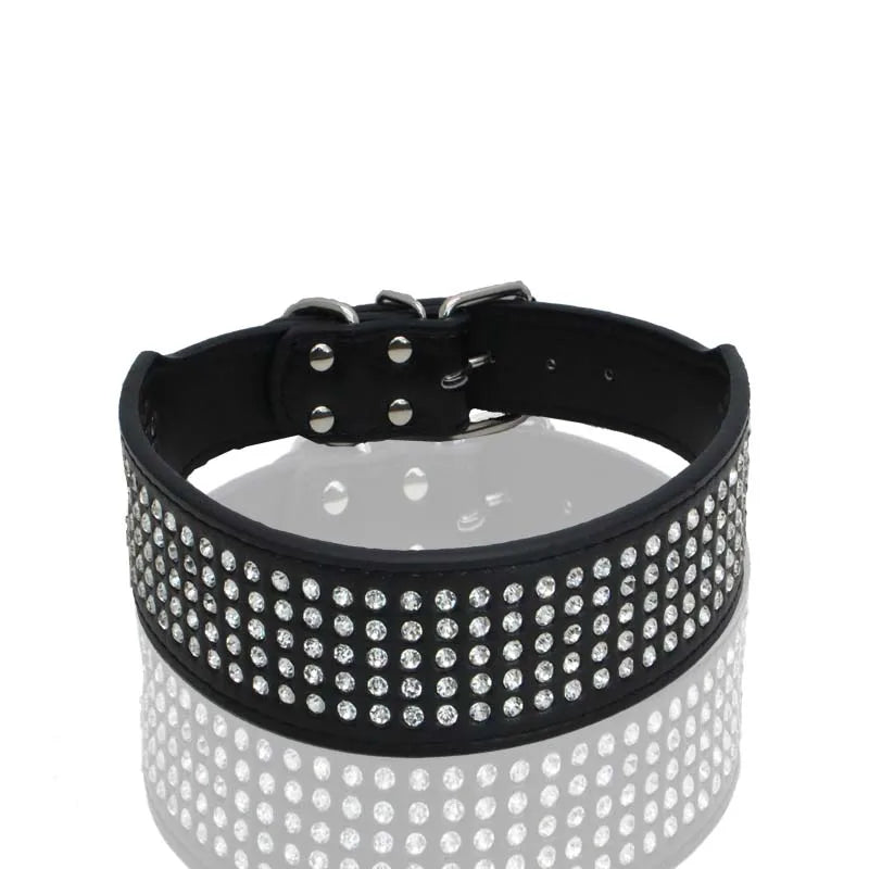 5 Row Rhinestone Collar
