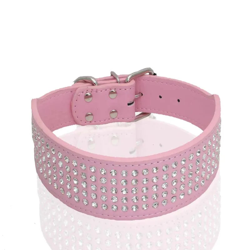 5 Row Rhinestone Collar