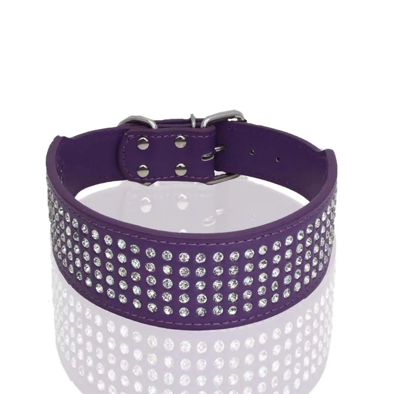 5 Row Rhinestone Collar