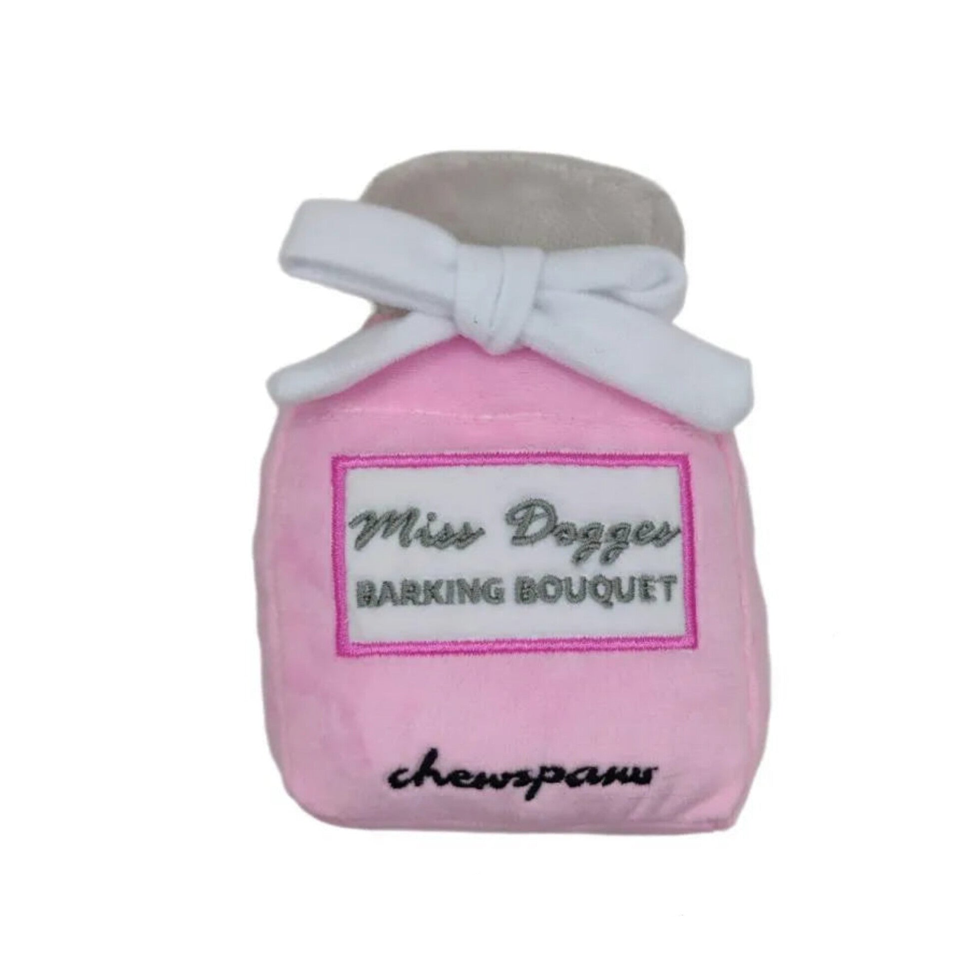 Miss Dogges Barking Bouquet Perfume Bottle Plush Toy