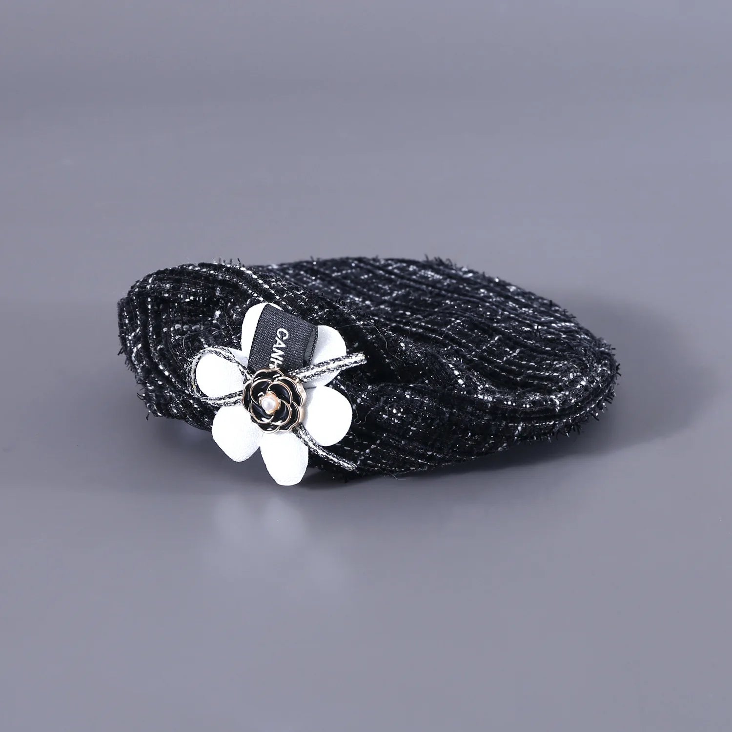 Coco Chewnel Knitted Beret and Bandana