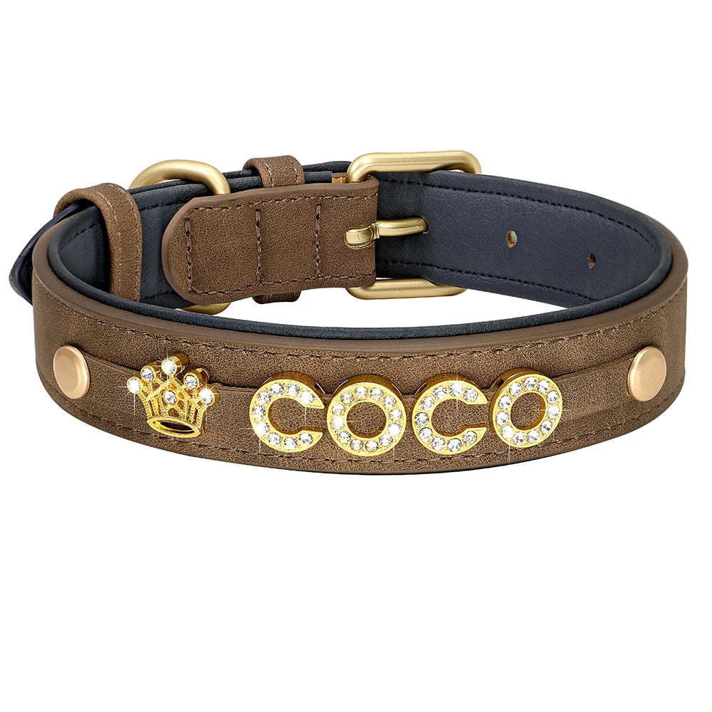 Leather Personalized Collar