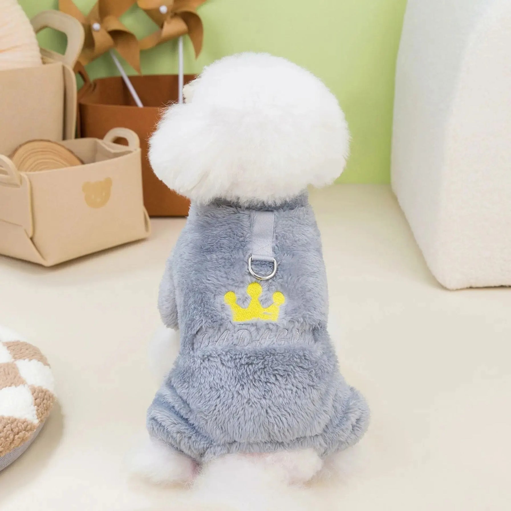 Royal Crown Plush Jumpsuit