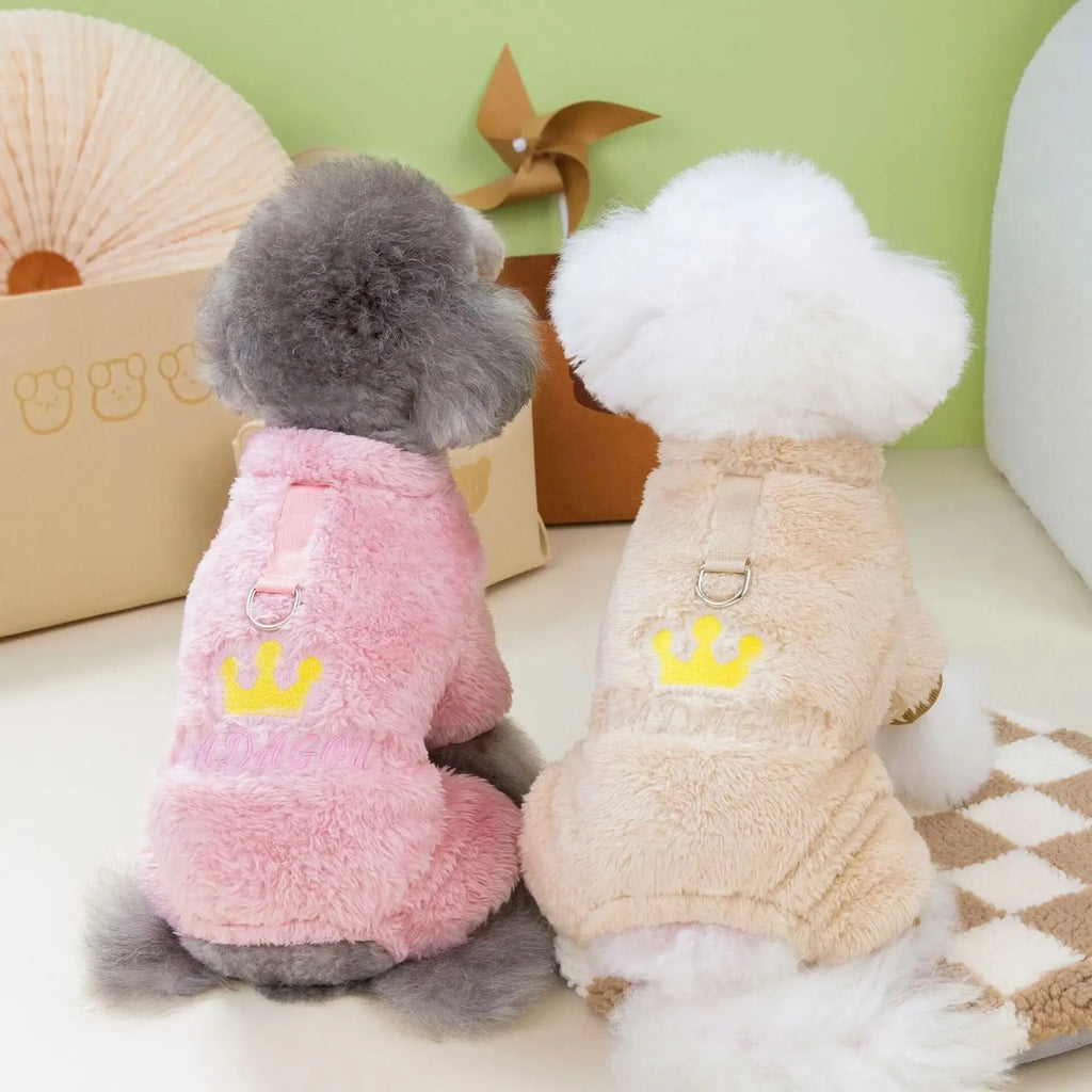 Royal Crown Plush Jumpsuit