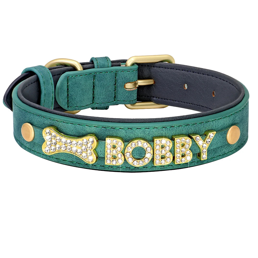 Leather Personalized Collar
