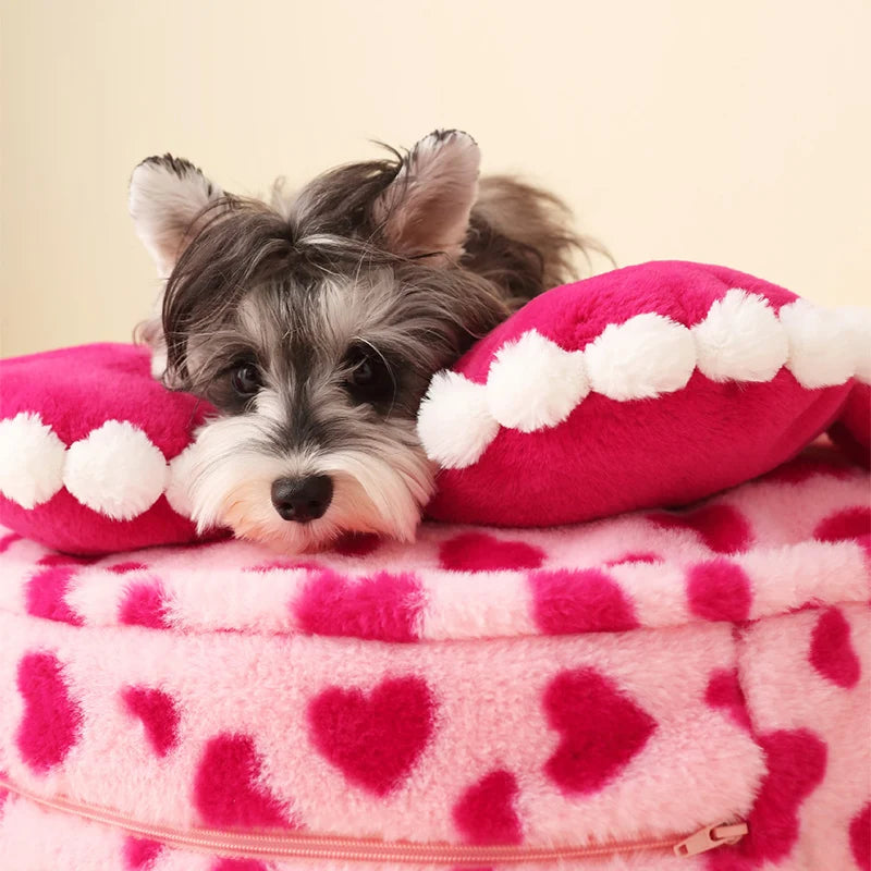 PawLove Plush Pet Bed