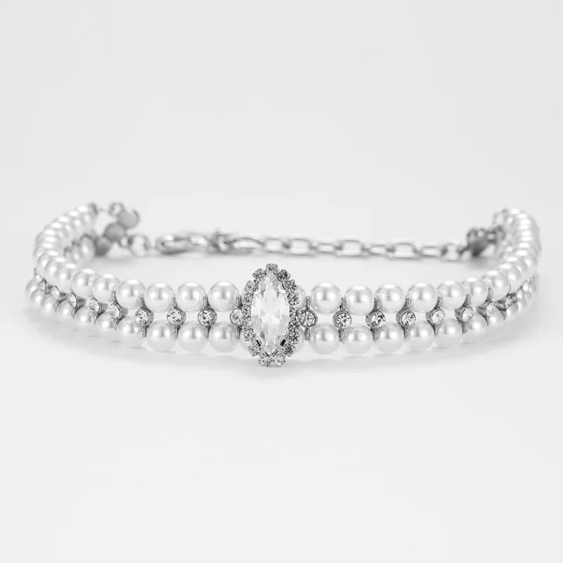 Diamond Pearl Collar