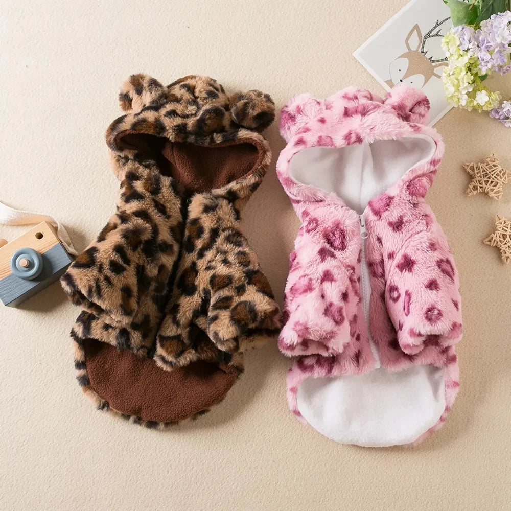 Leopard Plush Jacket