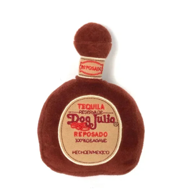 Dog Julio Tequila Bottle Plush Toy