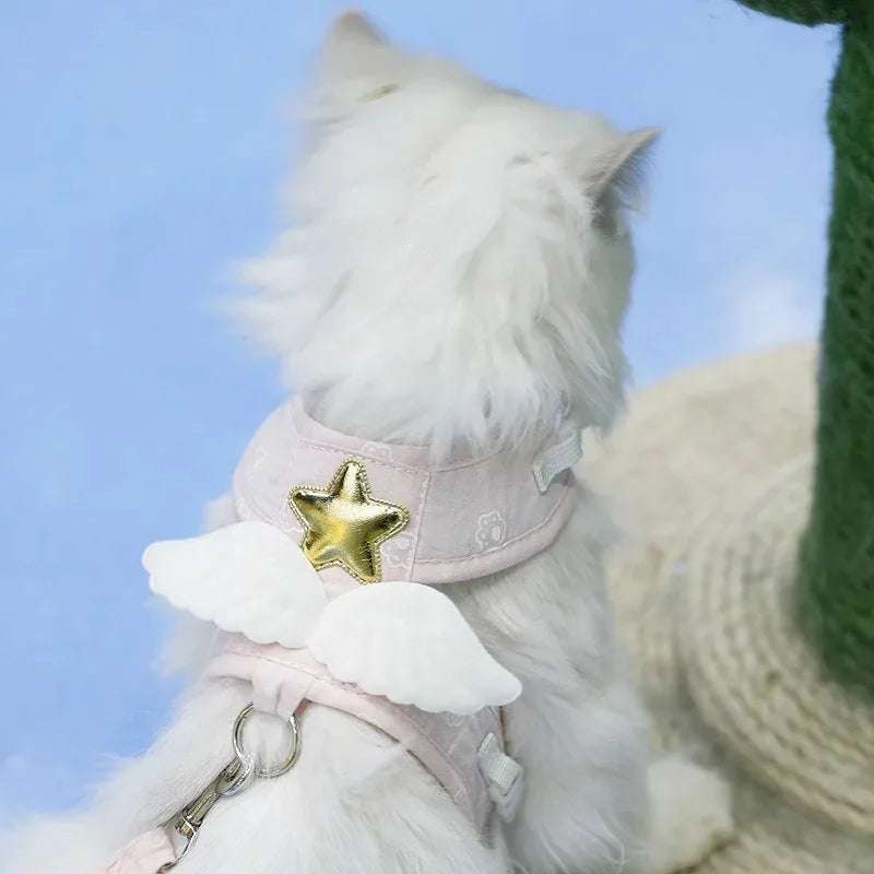 Celestial Angel Wings Harness and Leash