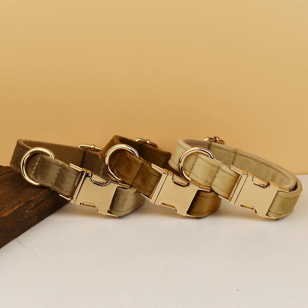 Velvet Luxe Personalized Collar
