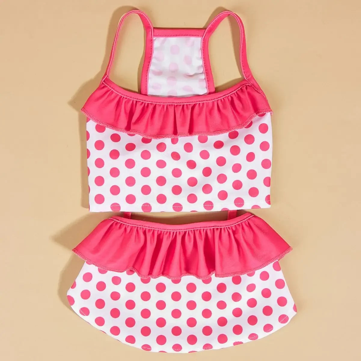 Polka Dots Ruffle Swimsuit