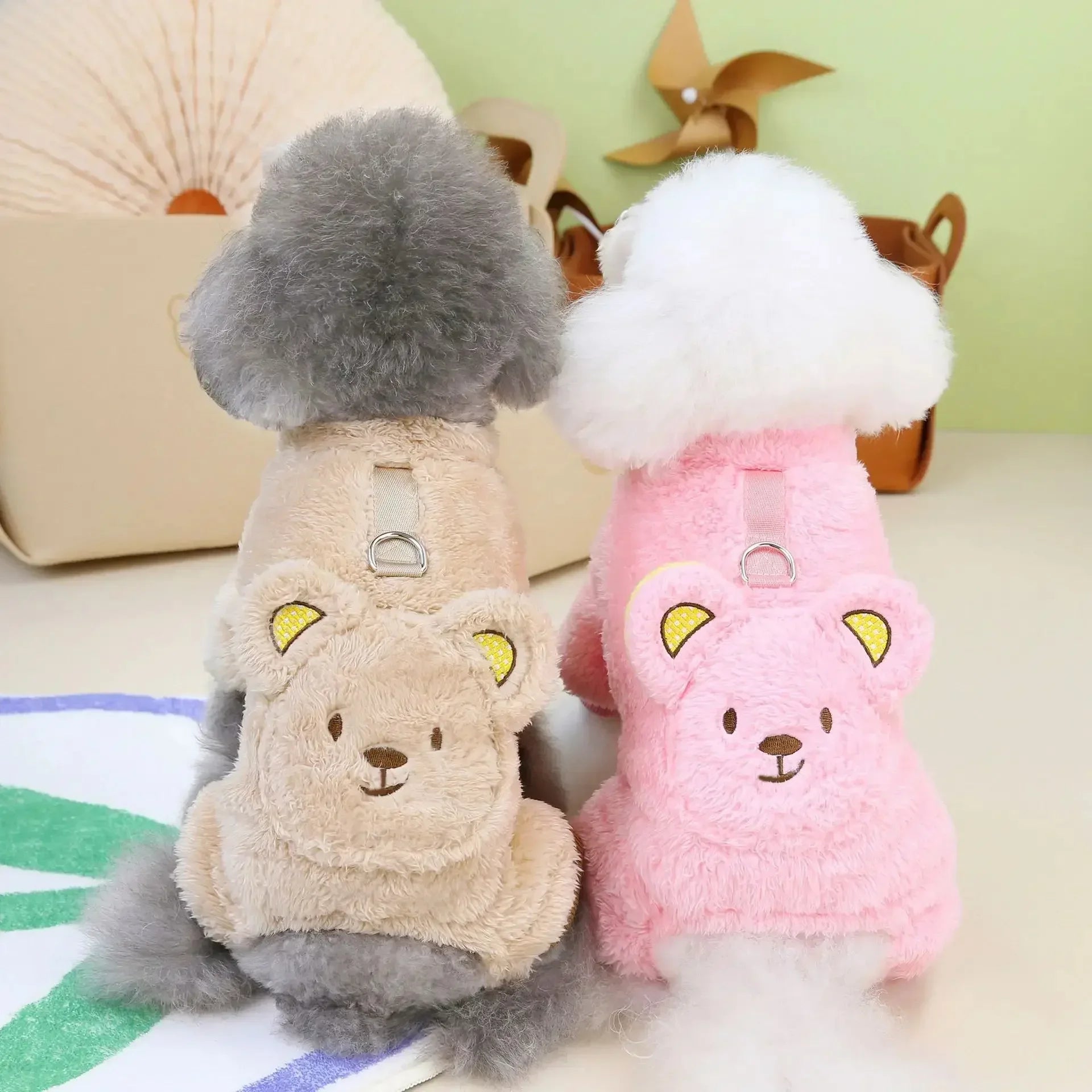 Teddy Bear Plush Jumpsuit