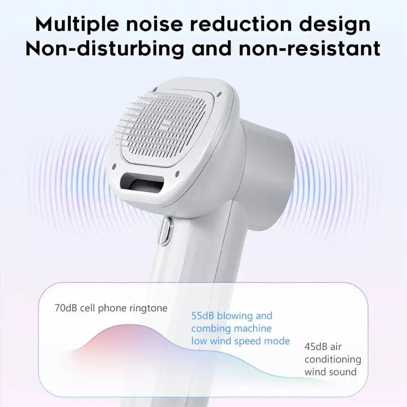 Smart 2-in-1 Pet Hair Dryer & Grooming Comb