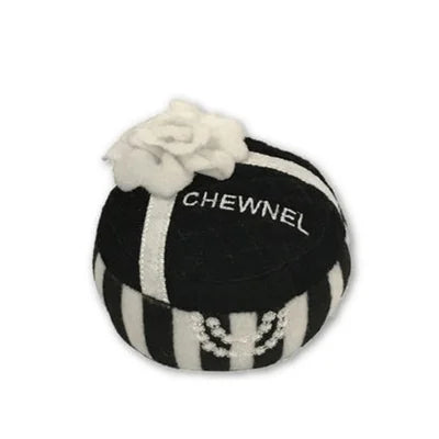 Chewnel Black Plush Ball Toy