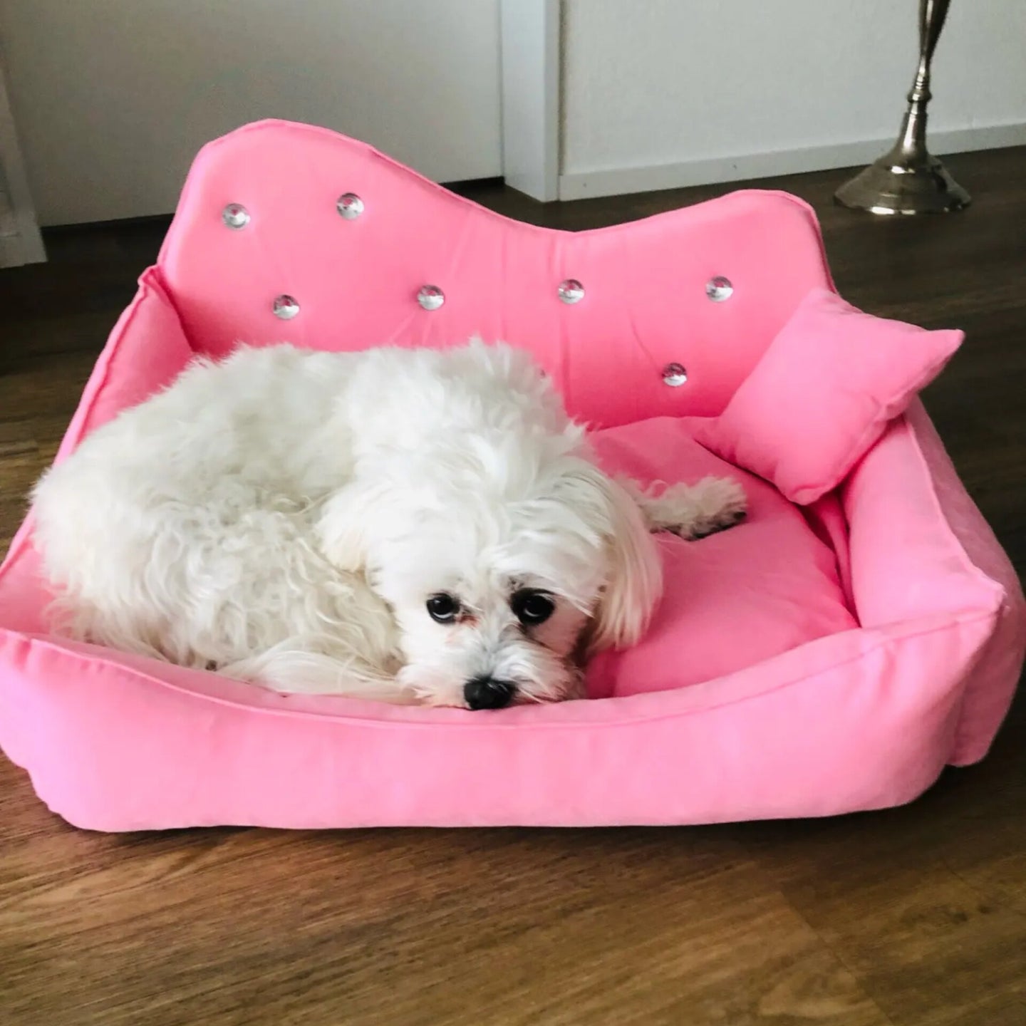 Rhinestone Dog Bed