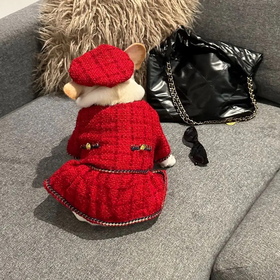 Coco Chewnel Tweed Dress and Hat
