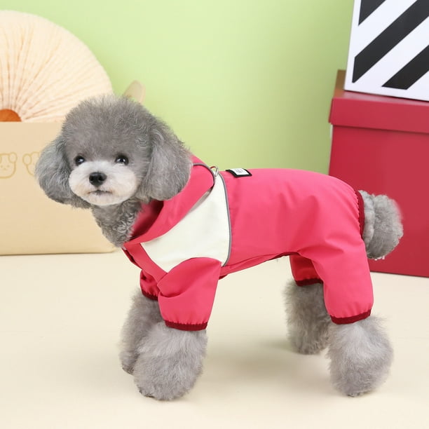 PawPet Reflective Raincoat Jumpsuit