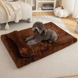 Orthopedic Plush Dog Bed with Pillow