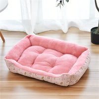 PawSweet Plush Dog Bed