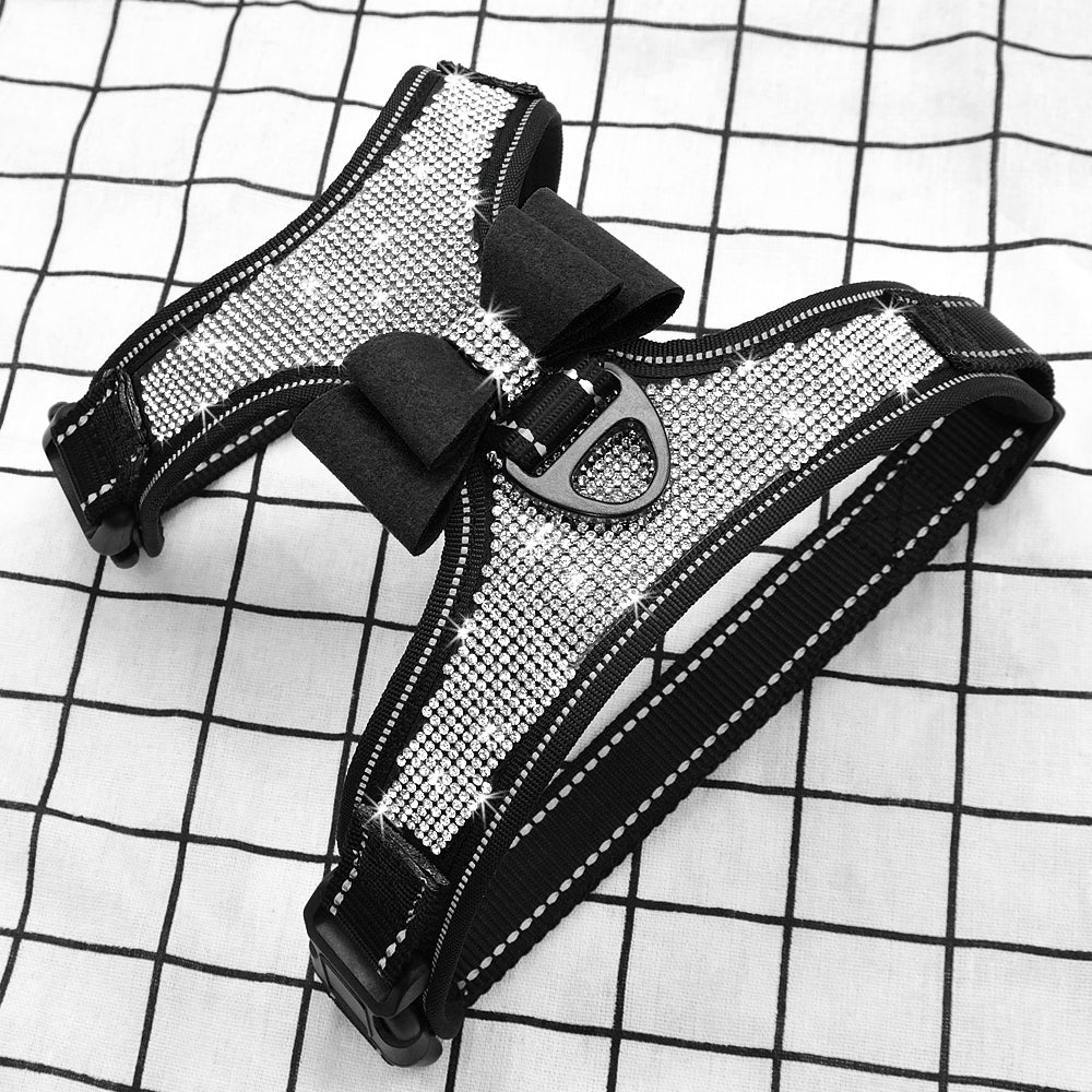 PawLuxe Rhinestone Harness