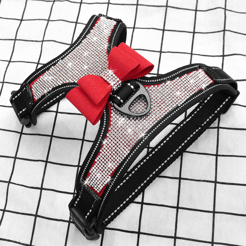 PawLuxe Rhinestone Harness