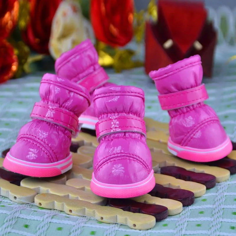 Puffy Gloss Snow Boots