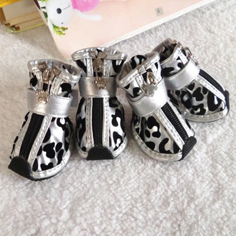 Leopard Waterproof Boots