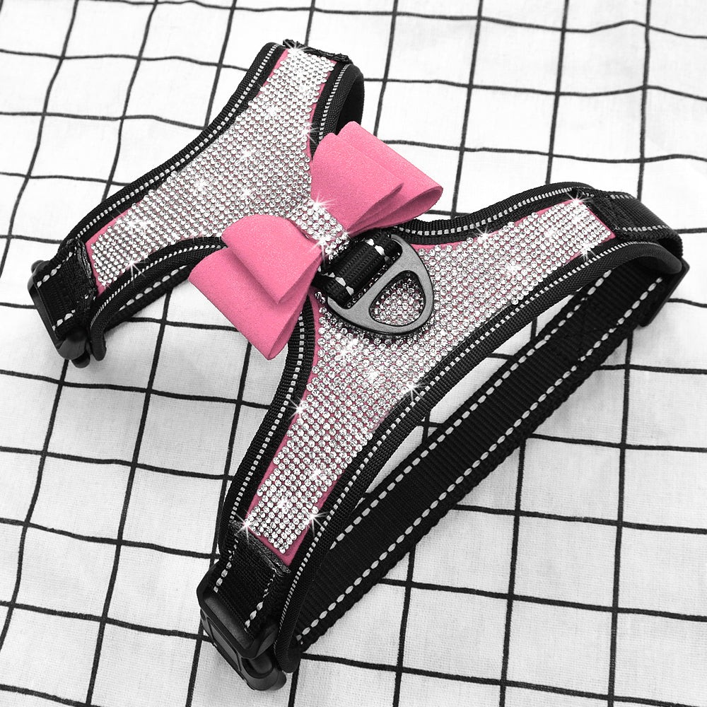 PawLuxe Rhinestone Harness