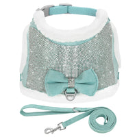 PawFur Rhinestone Harness and Leash