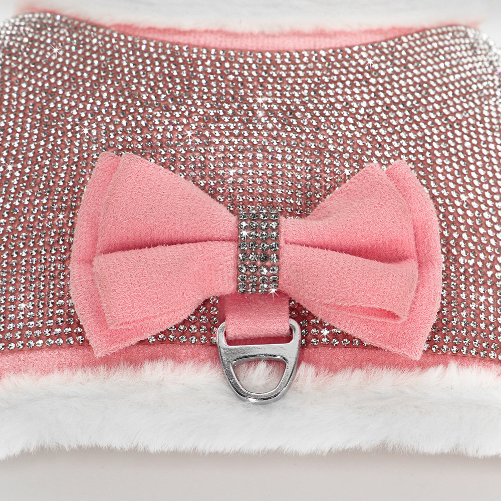 PawFur Rhinestone Harness and Leash