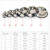 PawPrint Stainless Steel Dog Bowl