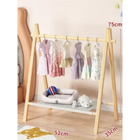 Wooden Dog Clothing Rack