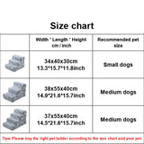 Pet Steps Cat Dog Ladder 2 3 4 Steps Dog Stairs Pet Climbing Sofa Stairs for Pets with Joint Pain Senior Dog