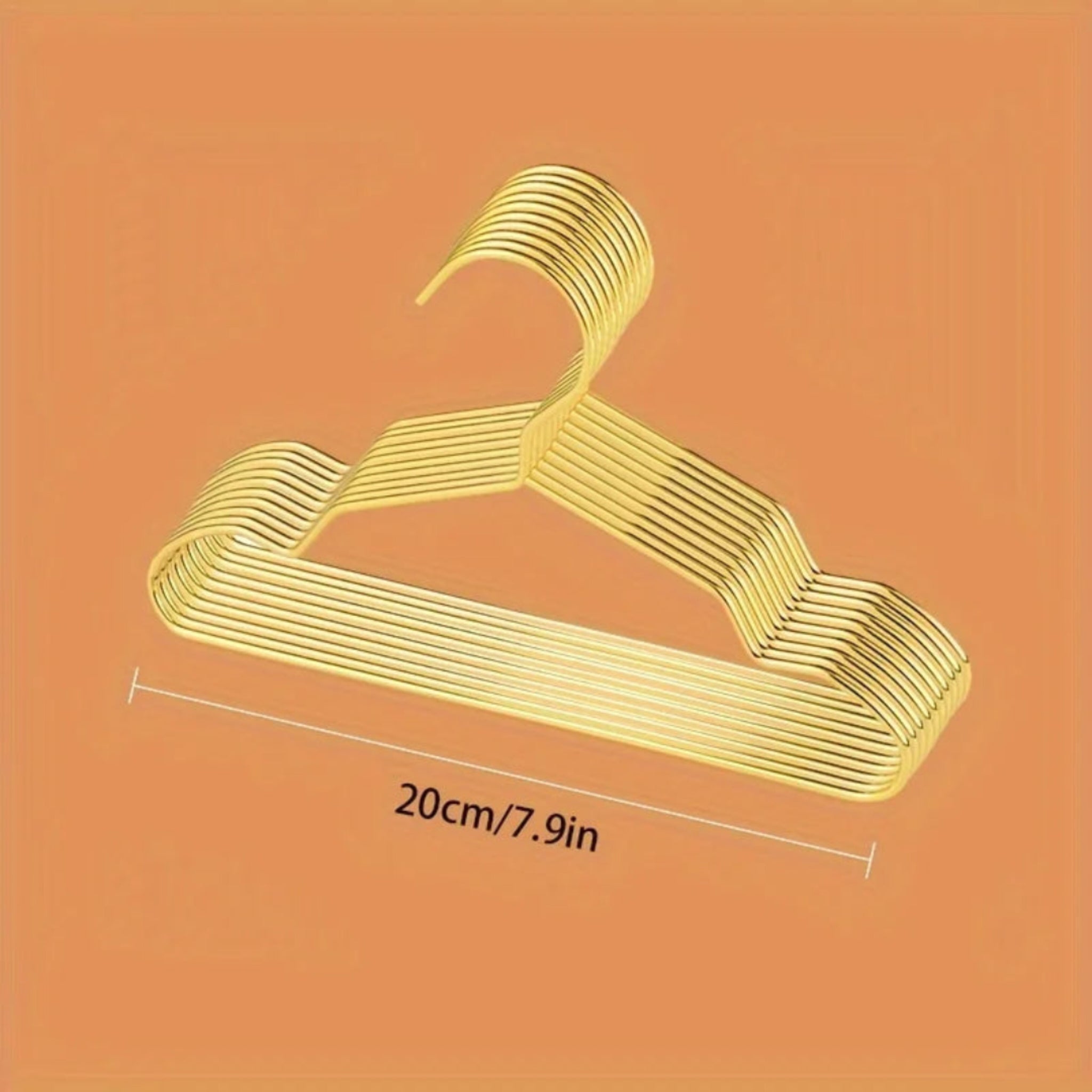 Gold Dog Clothes Hangers