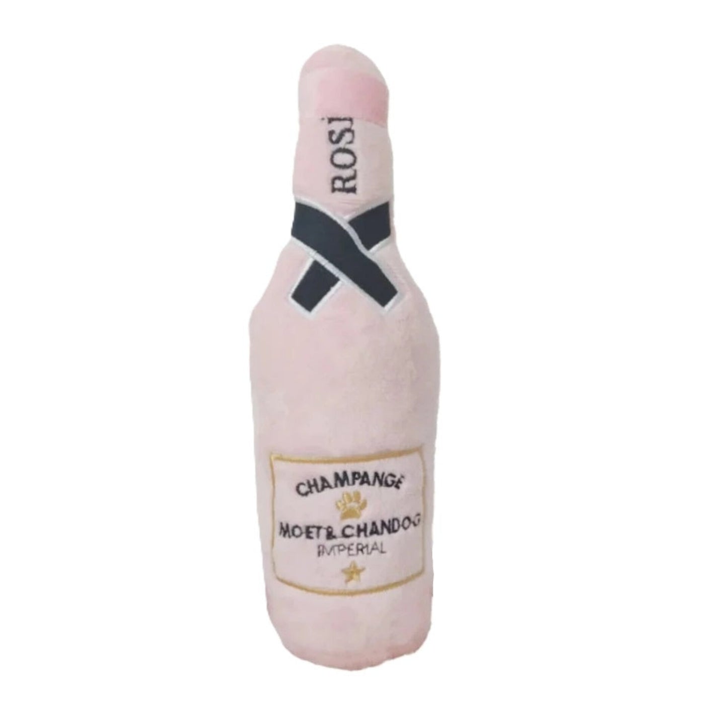 Moet & Chandog Rosi Plush Bottle Dog Toy