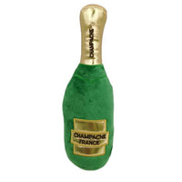 Champacne Bottle Plush Dog Toy