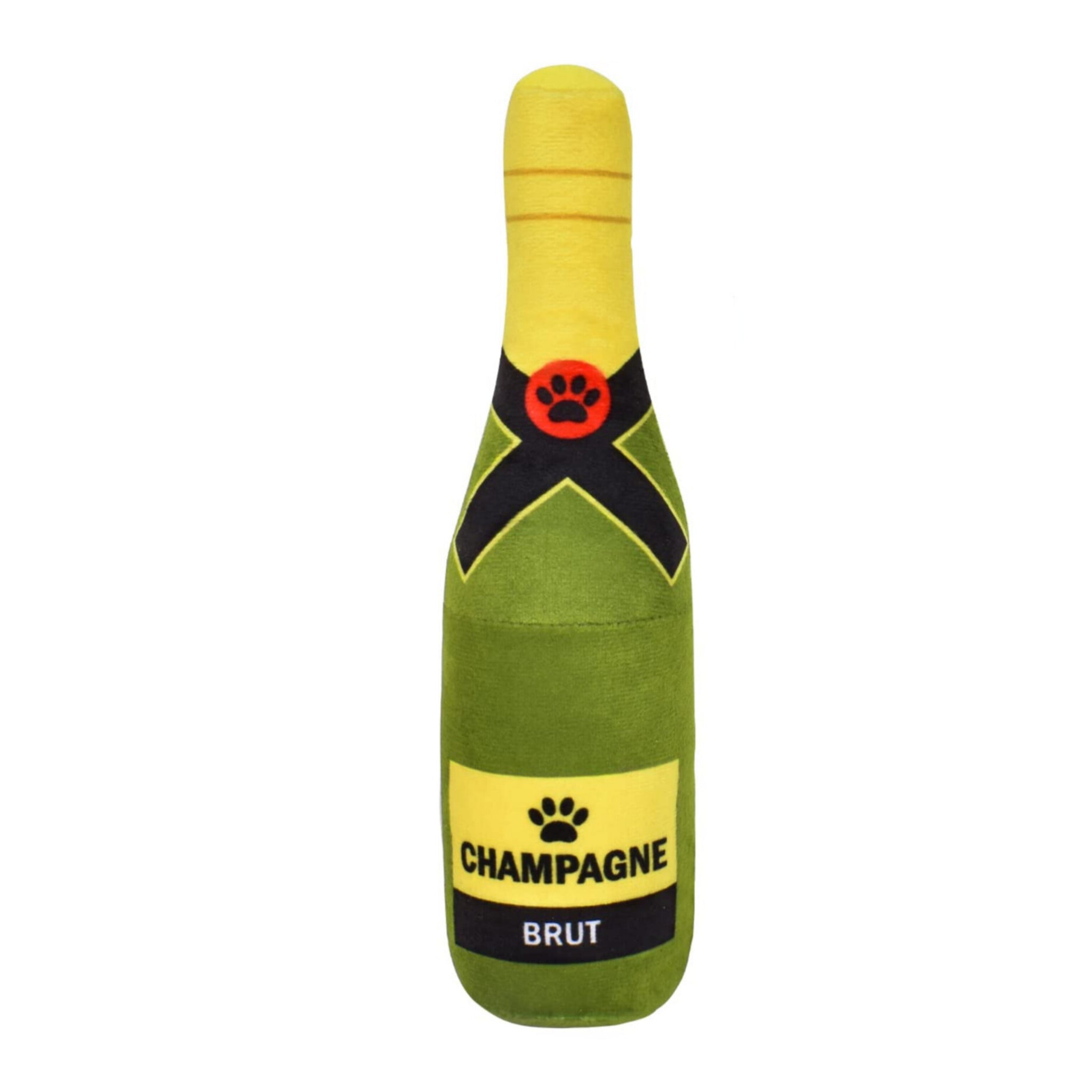 Champagne Brut Plush Dog Toy