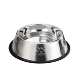 PawPrint Stainless Steel Dog Bowl