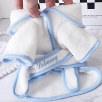 Cozy Paws Plush Dog Bathrobe