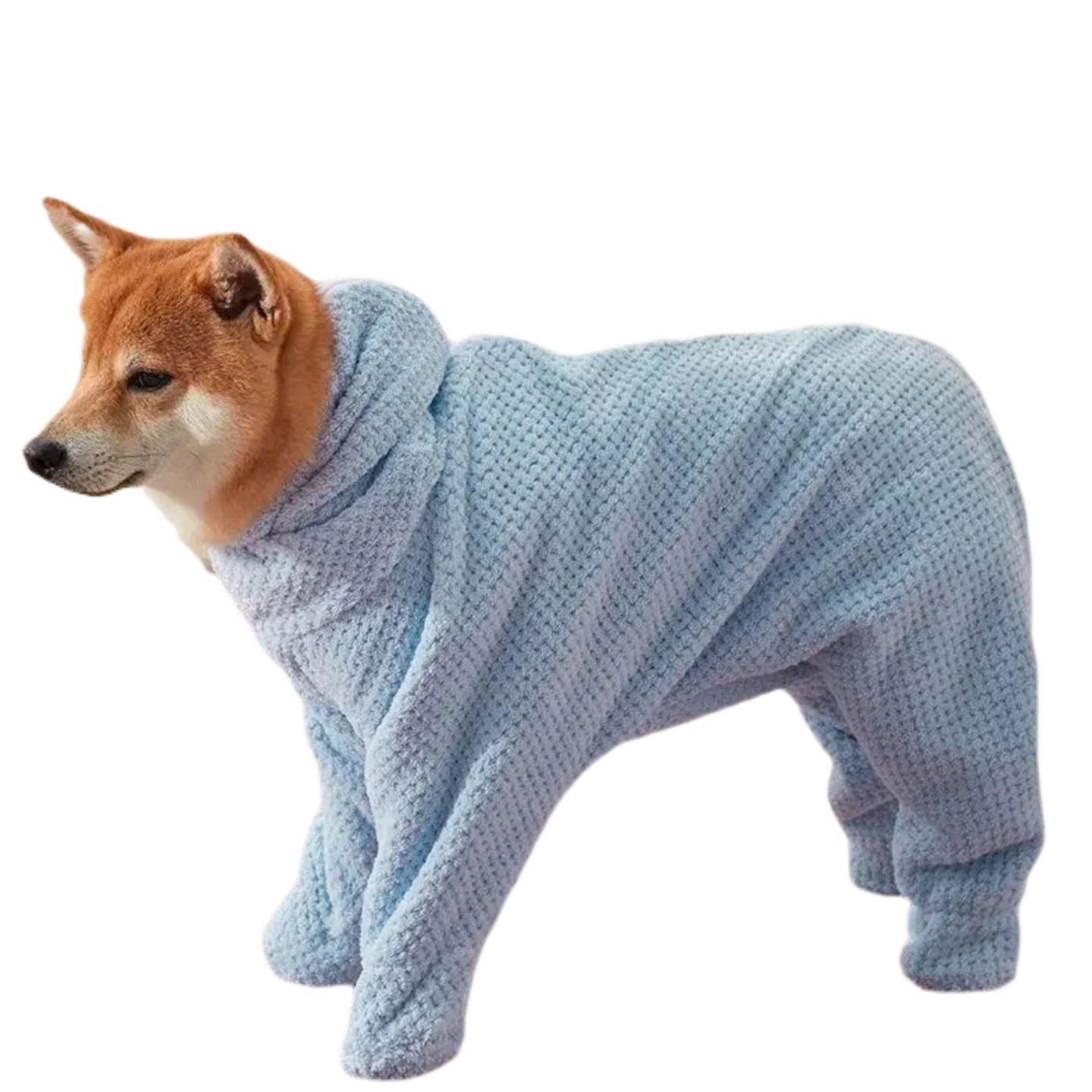 Full-Body Plush Dog Bathrobe Towel