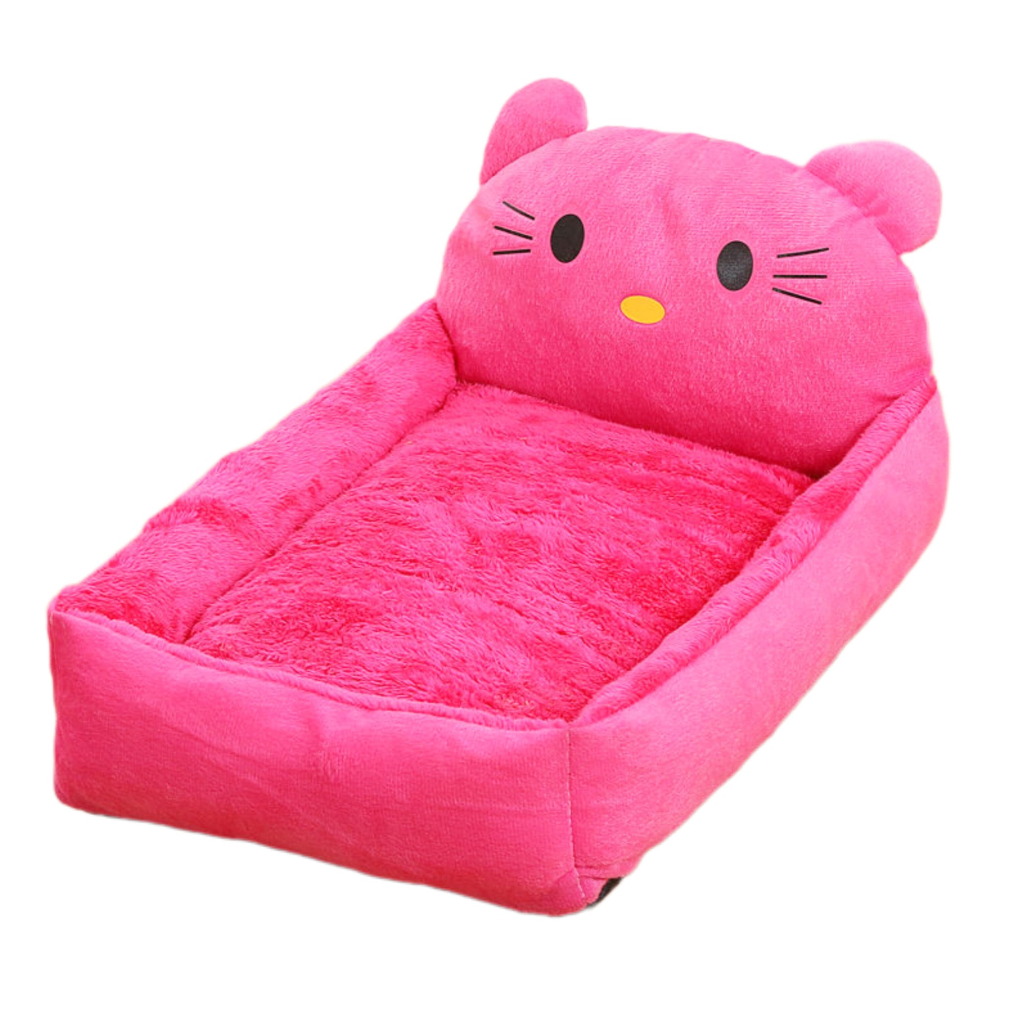 Kitty Plush Dog Bed