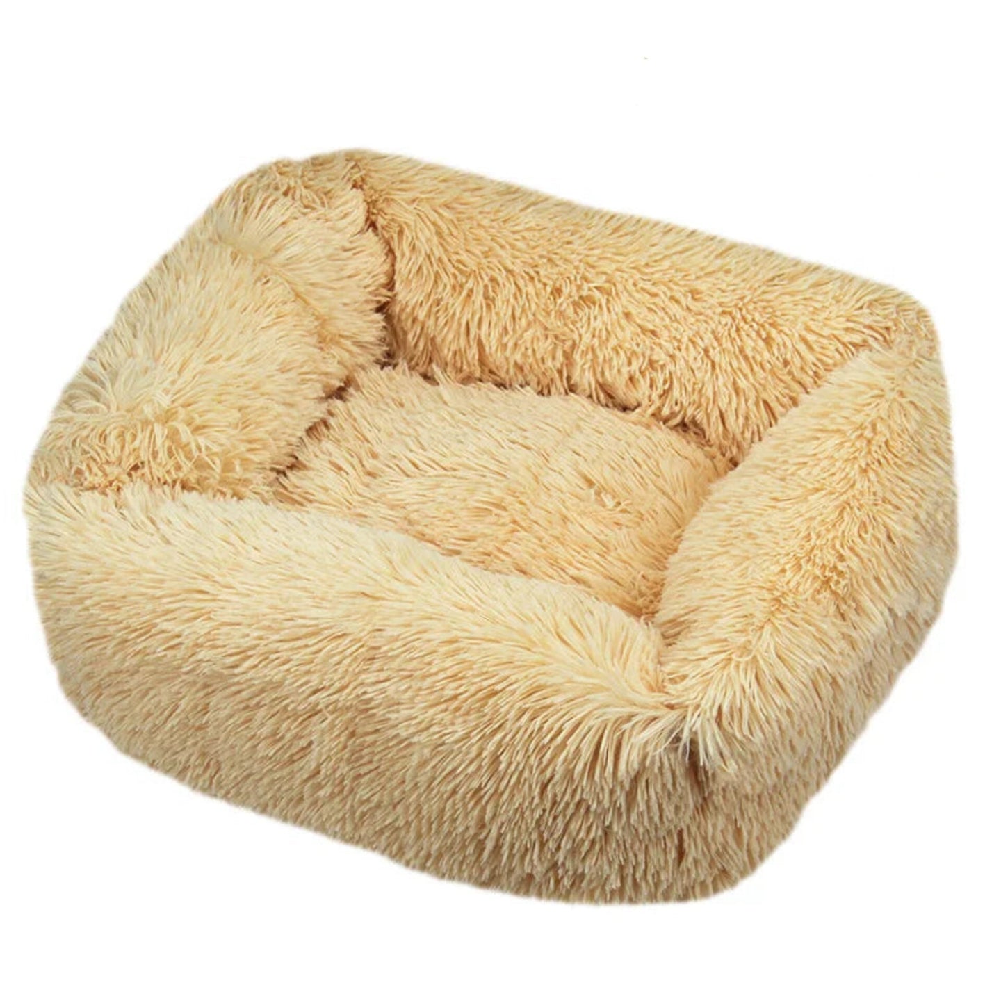 Fluffy Plush Dog Bed