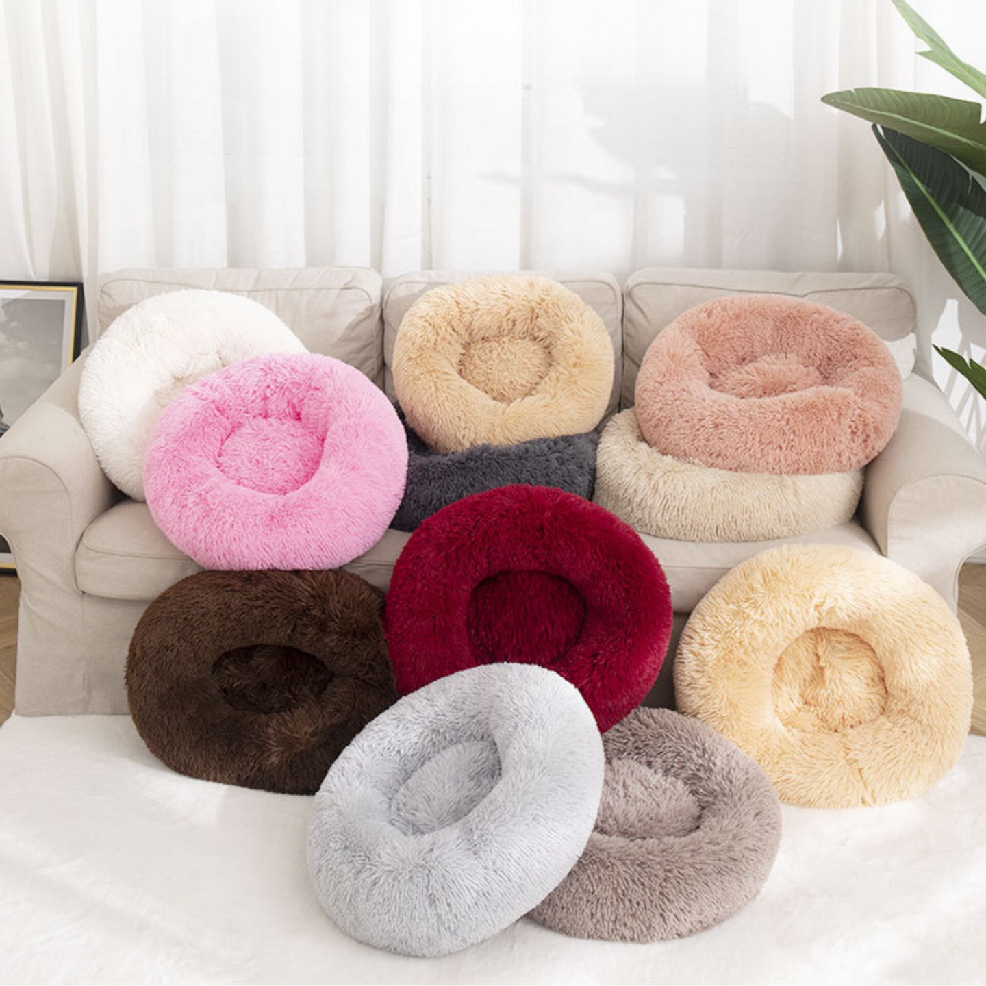 PawLuxe Fluffy Dog Bed