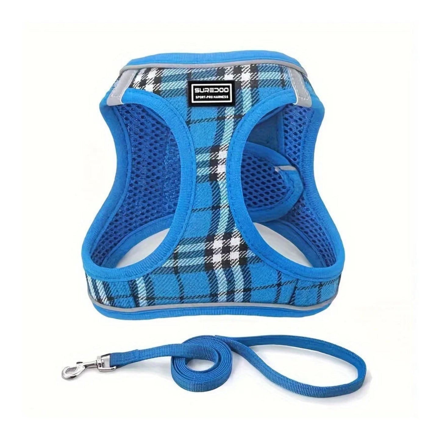 Adjustable Reflective Dog Chest Carrier with Attached Leash - A Safe and Comfortable Choice for Any Occasion!