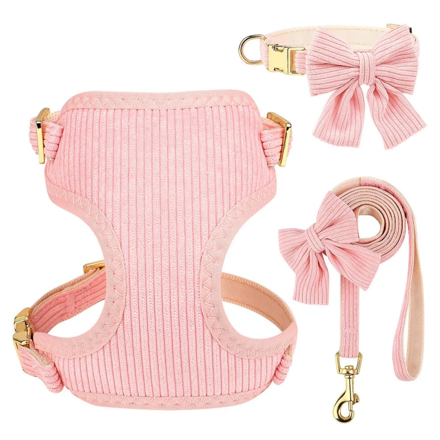 PawSweet Harness and Leash and Collar Set