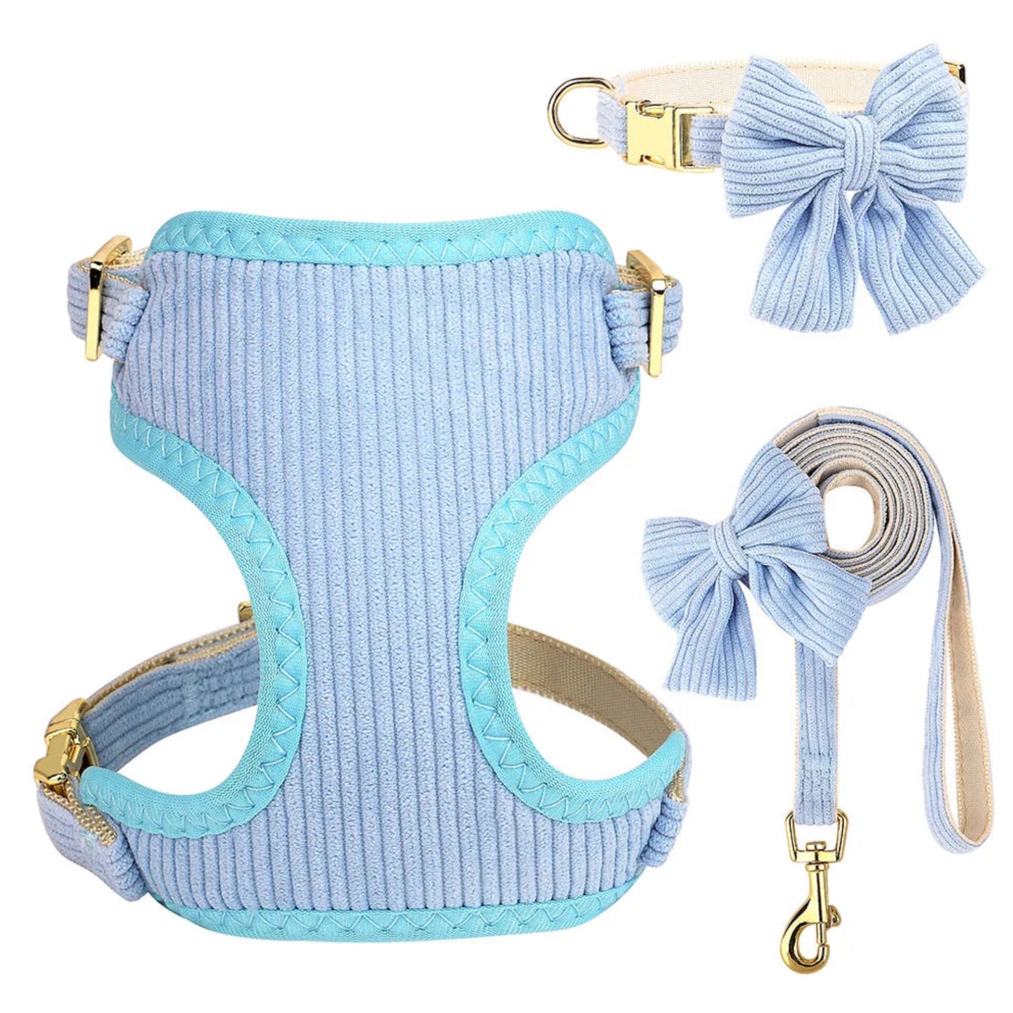 PawSweet Harness and Leash and Collar Set