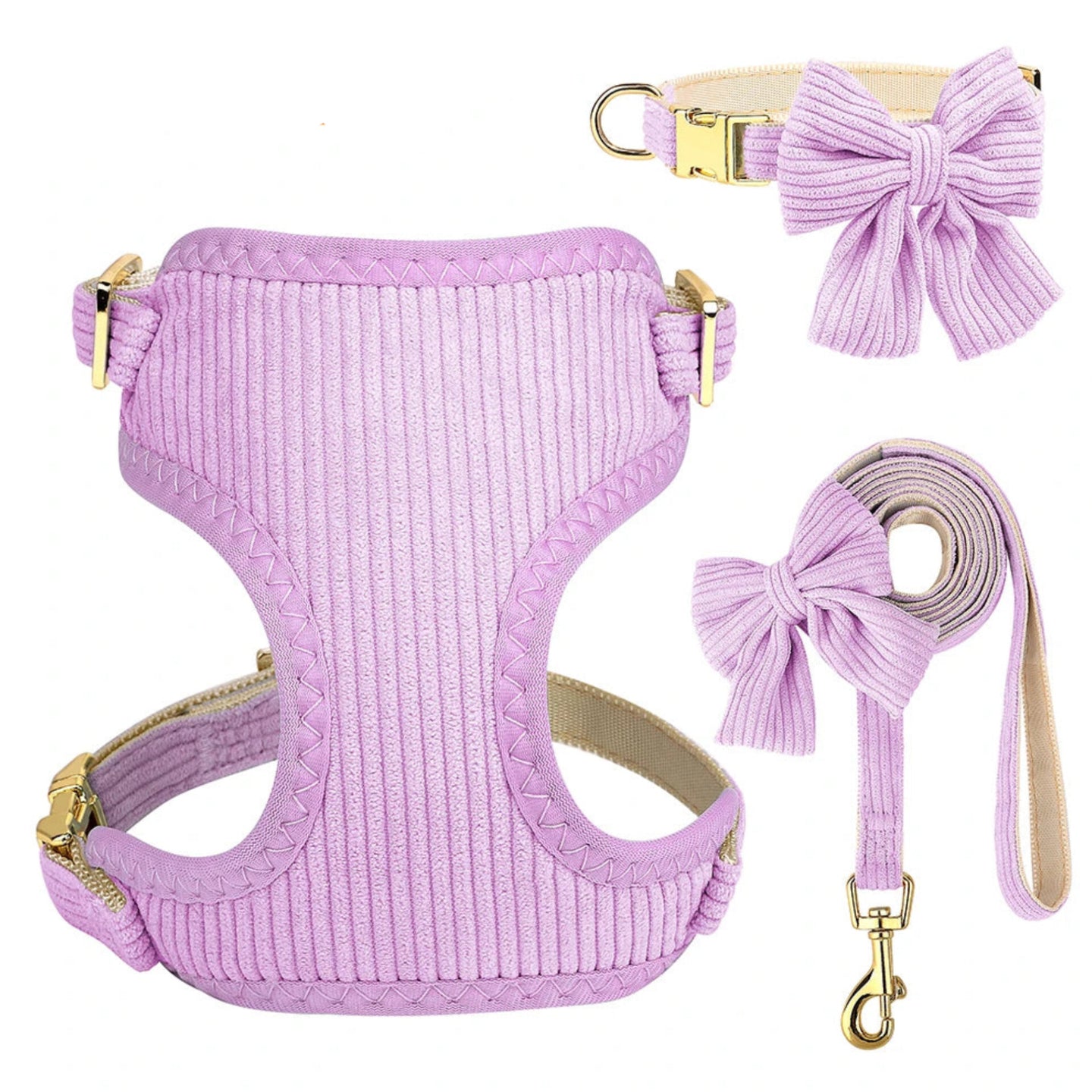 PawSweet Harness and Leash and Collar Set