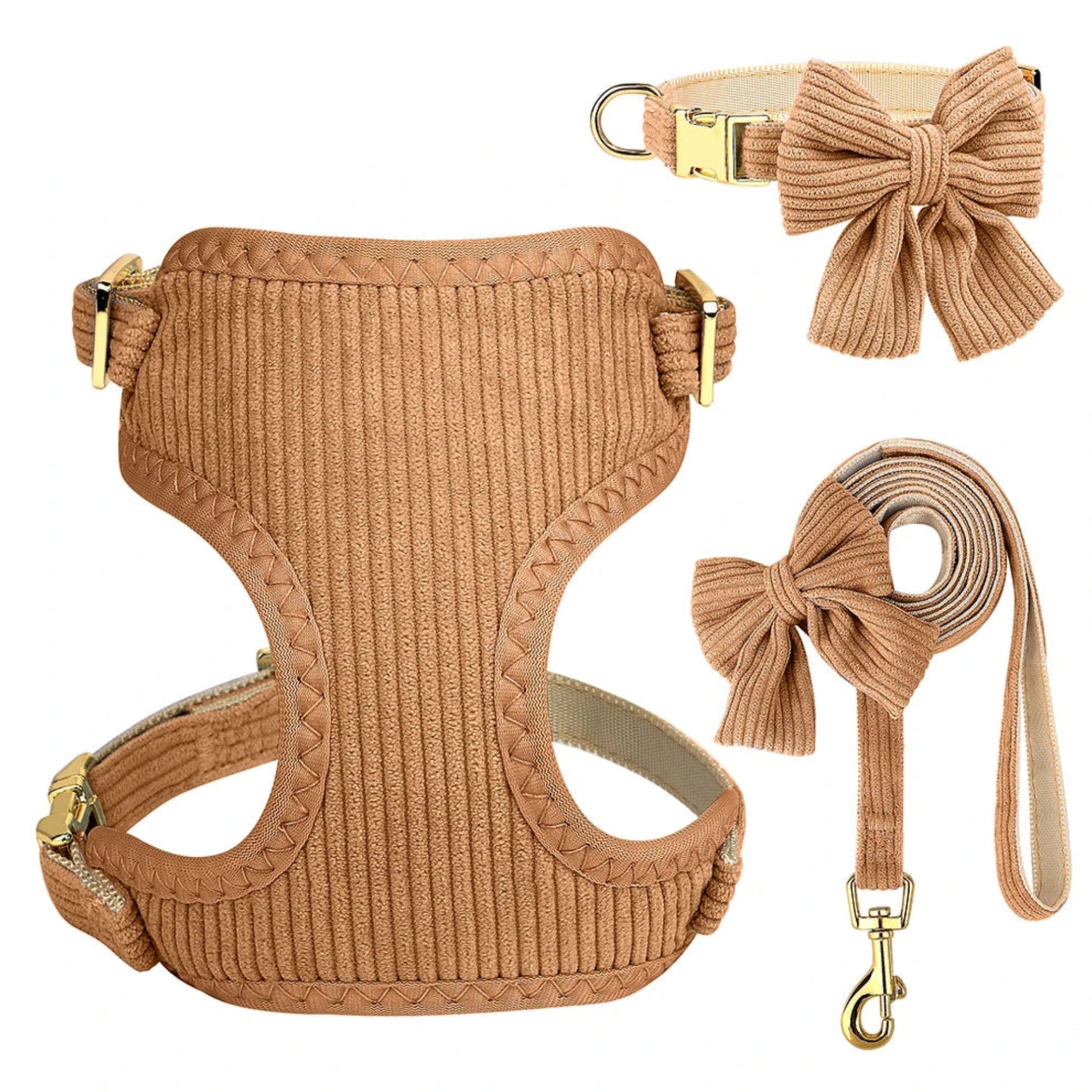 PawSweet Harness and Leash and Collar Set