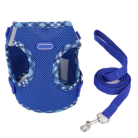 Plaid-Trim Reflective Harness